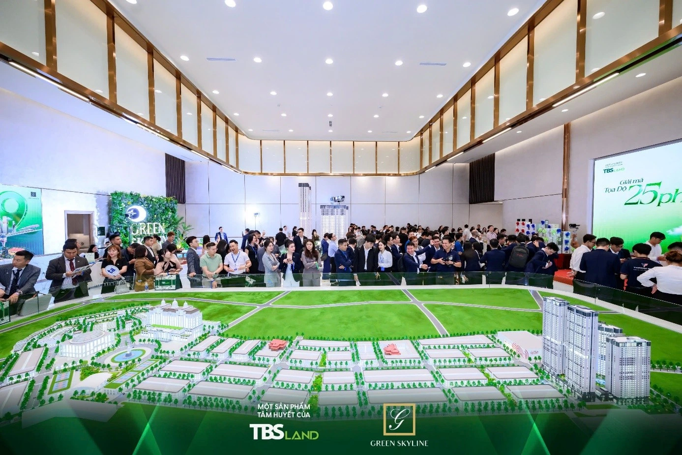 Dự Án Green Skyline thu hút hơn 500 khách hàng tới xem
