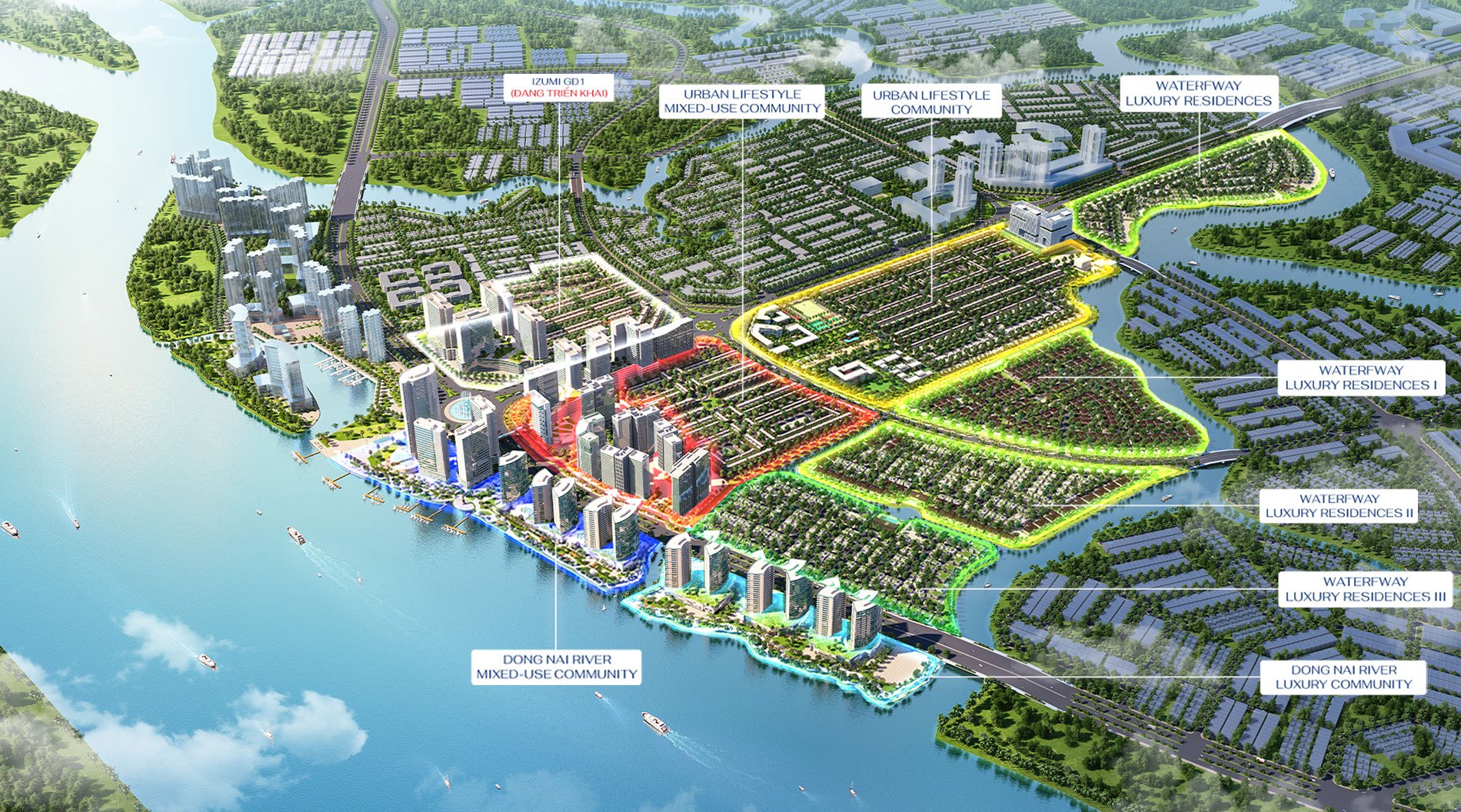 Tong the Khu do thi Izumi City