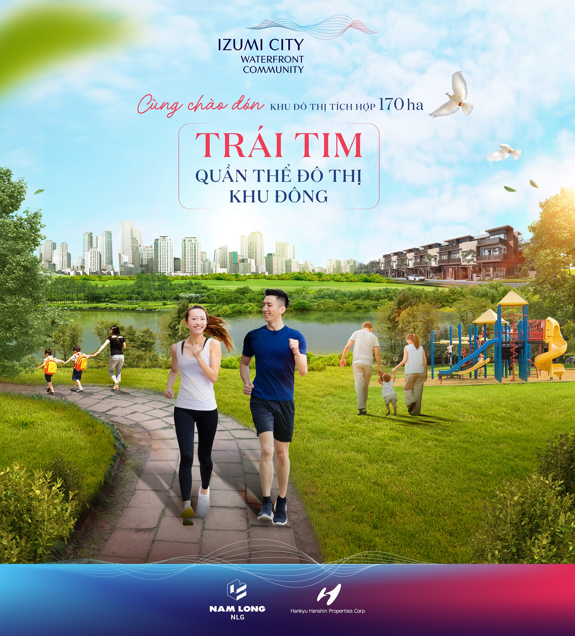 izumi city trai tim khu dong