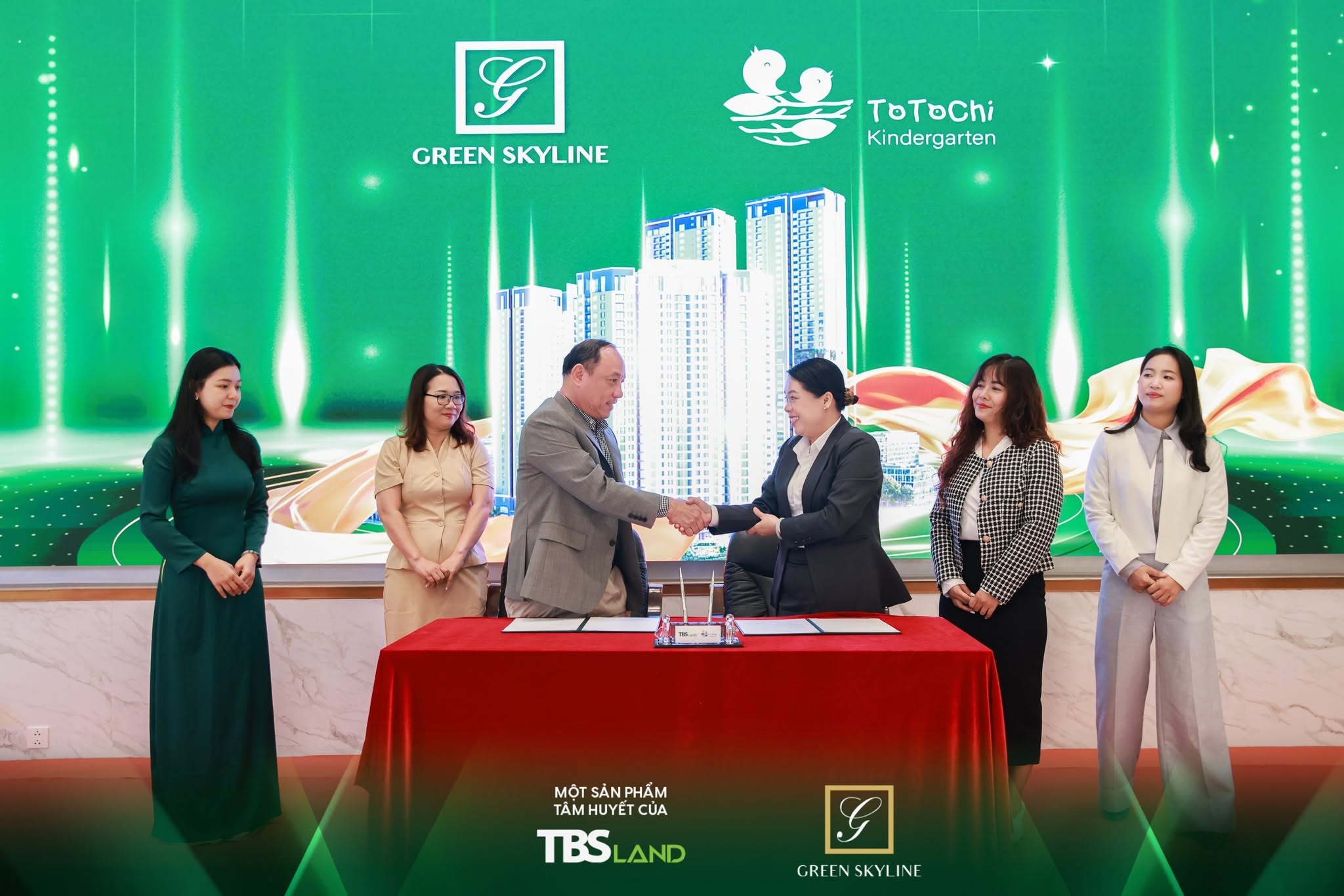 Lễ Ký Kết Hợp Tác Chiến Lược Trường Mầm Non Totochi Tại Green Skyline