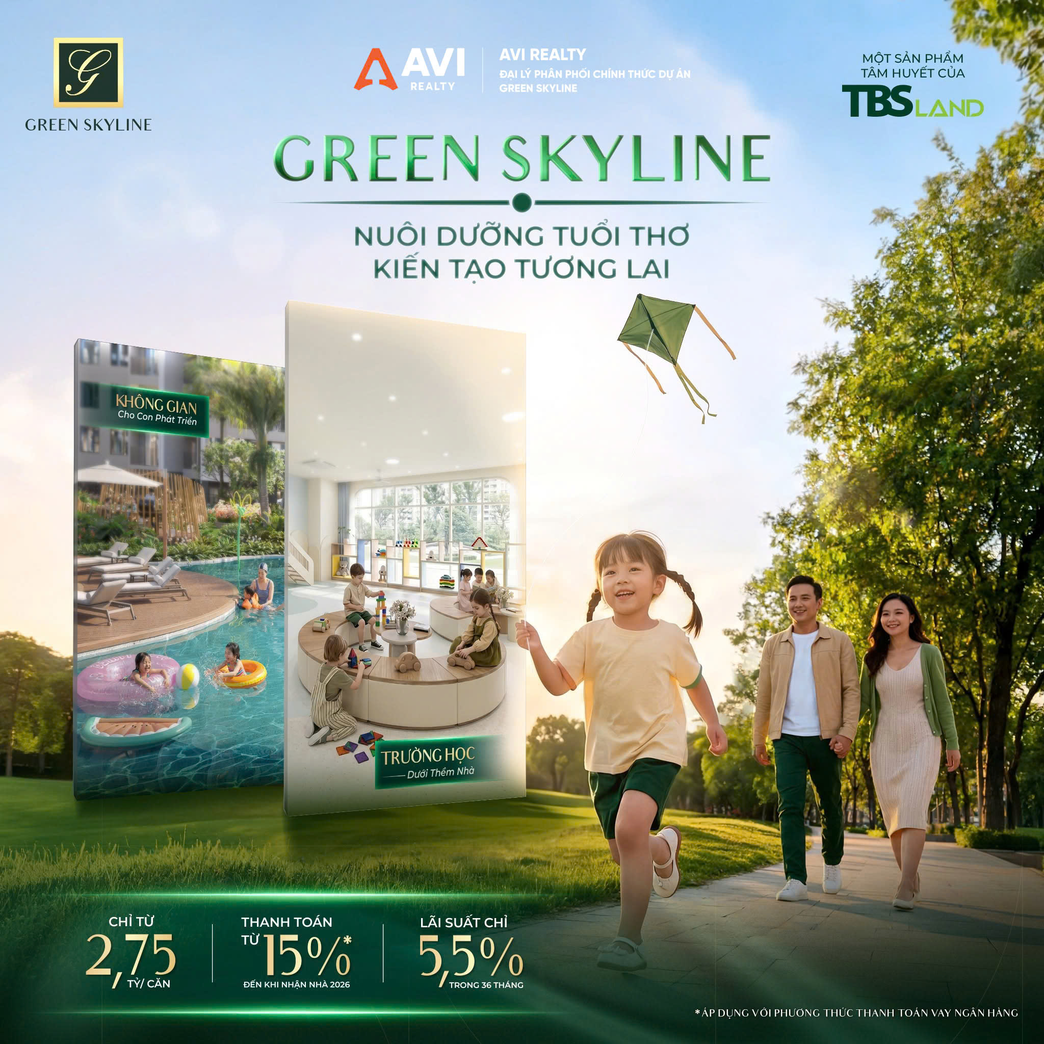 Giá trị thực tại Green Skyline