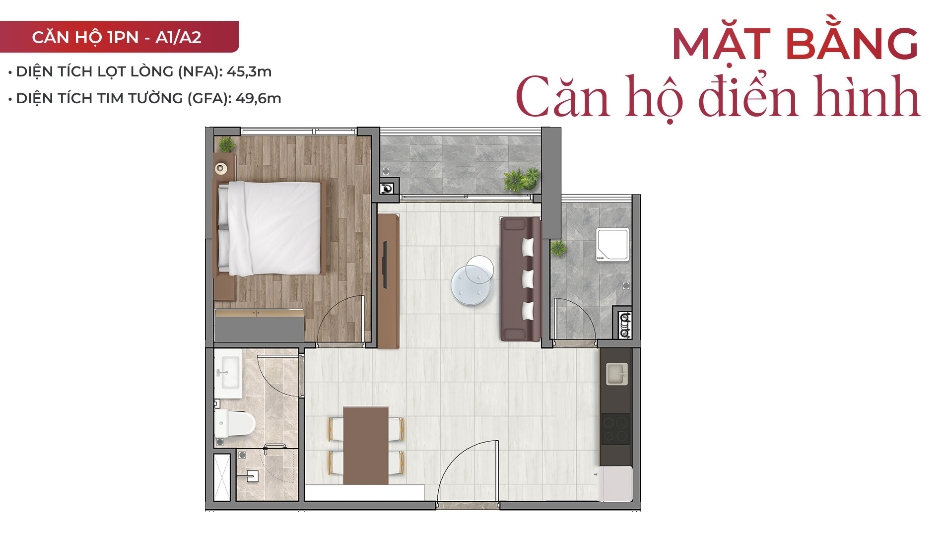 Hình setia edeniea layout căn-1PN