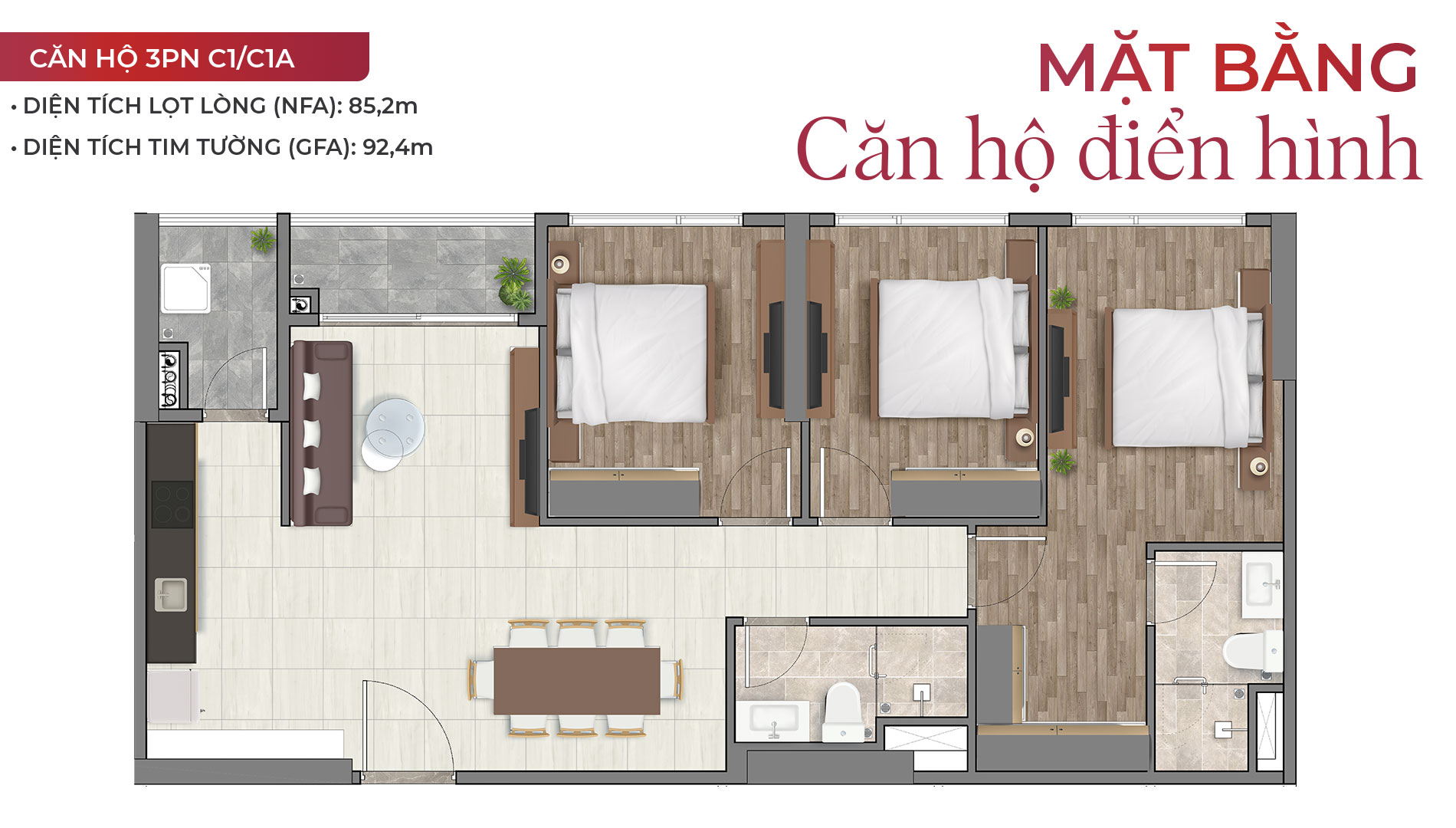 Hình setia edeniea layout căn-3PN